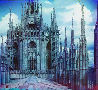 Milan Cathedral by Sergey Prokudin Gorsky